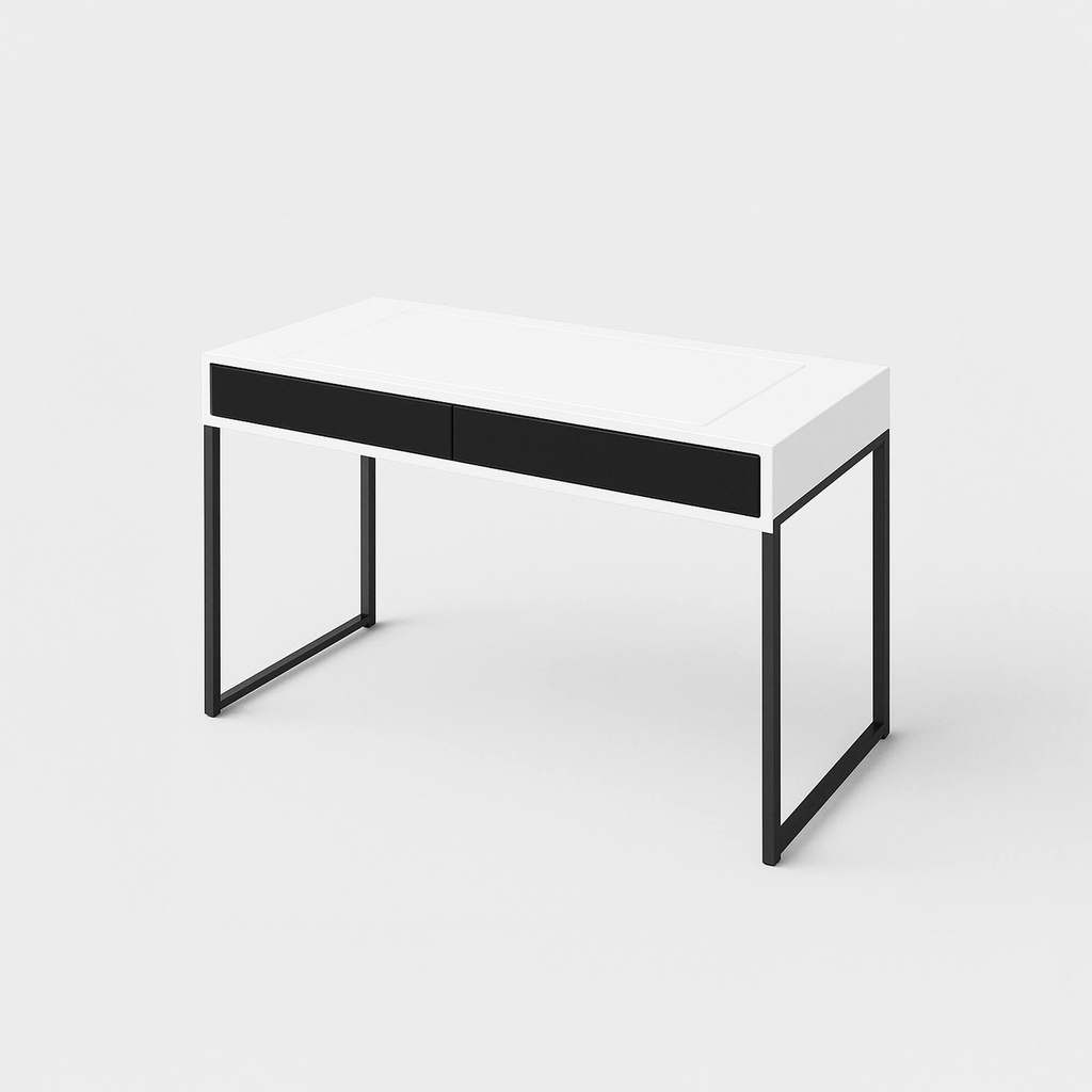 [FURN_0096] Customizable Desk test (White, Steel)